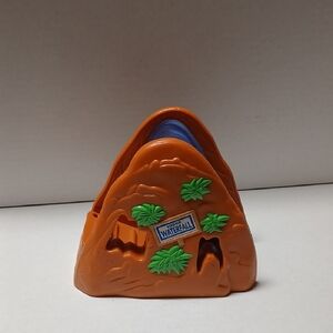 Sodor Orange Waterfall train Toy with Green Blue Accents GUC